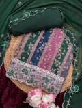 Premium Jam cotton Print with Beutiful Embroidery work additional sarvoski work