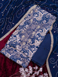 Premium Jam cotton Print with Beutiful Embroidery work additional sarvoski work