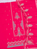Pure Jaam Cotton Khatli Handwork Designer Suit with Pure Dupatta | My Suit Factory