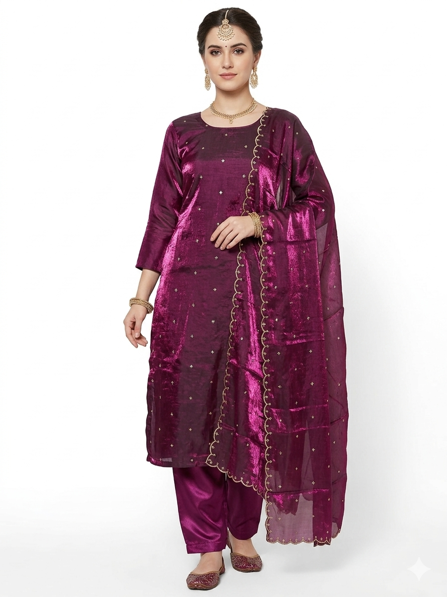 PREMIUM FENDY SILK SEQUENCE WORK SUIT