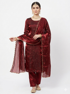 PREMIUM FENDY SILK SEQUENCE WORK SUIT