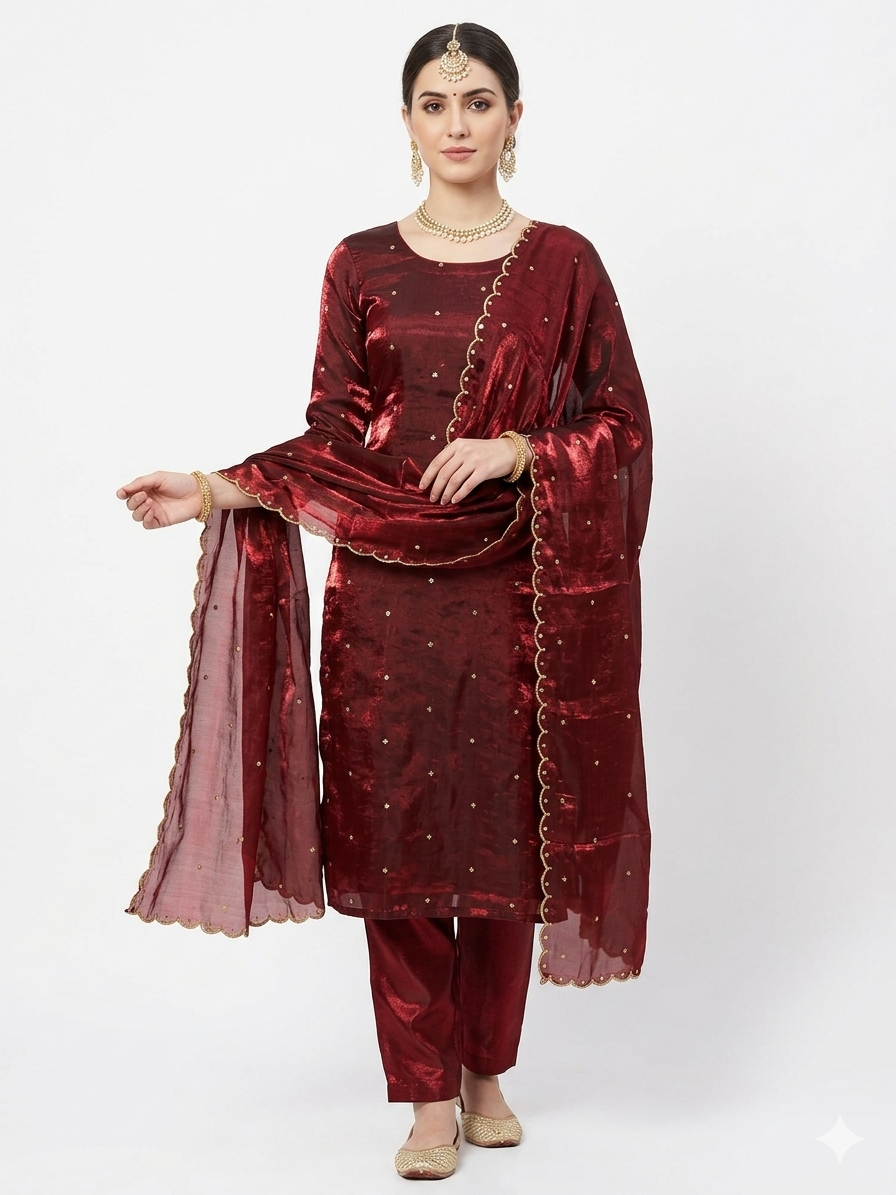 PREMIUM FENDY SILK SEQUENCE WORK SUIT