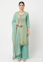 👑 ROYAL PREMIUM NC JACQUARD UNSTITCHED SUIT WITH BEAUTIFUL JARKAN WORK & DESIGNER LOOK