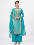 👑 ROYAL PREMIUM NC JACQUARD UNSTITCHED SUIT WITH BEAUTIFUL JARKAN WORK & DESIGNER LOOK