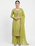 👑 ROYAL PREMIUM NC JACQUARD UNSTITCHED SUIT WITH BEAUTIFUL JARKAN WORK & DESIGNER LOOK