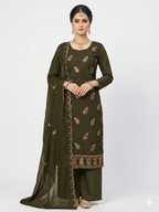 PREMIUM HEAVY STAR GEORGETTE WITH BYUTIFULL SEQUANCE WORK