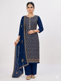 👑 ROYAL PREMIUM HEAVY GEORGETTE PARTY WEAR SUIT WITH BEAUTIFUL SEQUENCE WORK & DESIGNER LOOK ✨