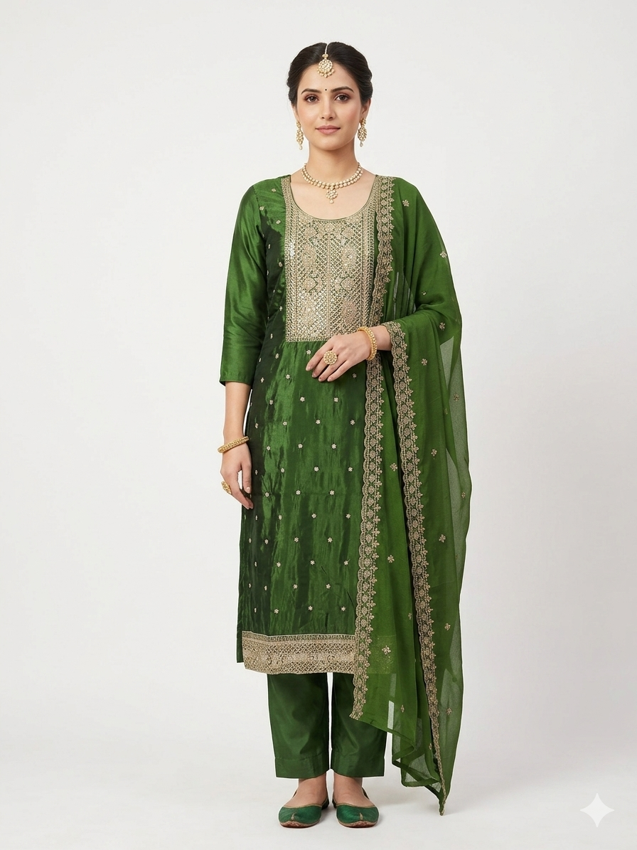 PREMIUM FENDY SILK SEQUENCE WORK SUIT