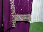 ROYAL PREMIUM GLASS ORGANZA UNSTICHED SUIT