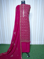👑 ROYAL PREMIUM HEAVY GEORGETTE PARTY WEAR SUIT WITH BEAUTIFUL SEQUENCE WORK & DESIGNER LOOK ✨