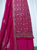 👑 ROYAL PREMIUM HEAVY GEORGETTE PARTY WEAR SUIT WITH BEAUTIFUL SEQUENCE WORK & DESIGNER LOOK ✨