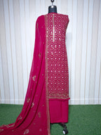 👑 ROYAL PREMIUM HEAVY GEORGETTE PARTY WEAR SUIT WITH BEAUTIFUL SEQUENCE WORK & DESIGNER LOOK ✨
