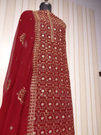 👑 ROYAL PREMIUM HEAVY GEORGETTE PARTY WEAR SUIT WITH BEAUTIFUL SEQUENCE WORK & DESIGNER LOOK ✨