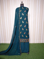 PREMIUM HEAVY STAR GEORGETTE WITH BYUTIFULL SEQUANCE WORK