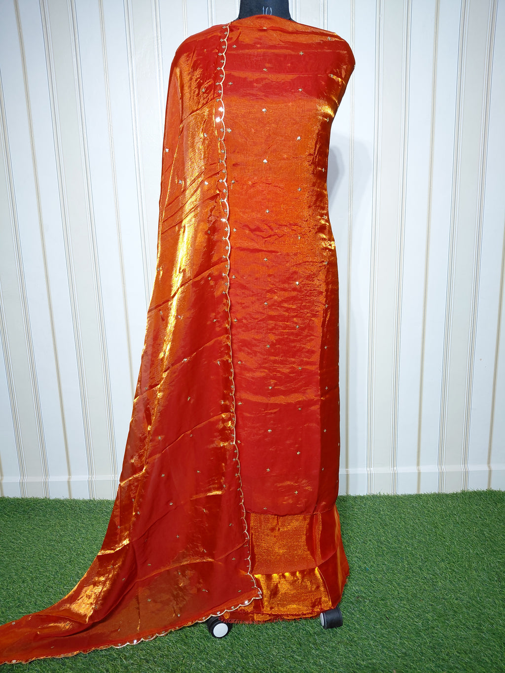 PREMIUM FENDY SILK SEQUENCE WORK SUIT