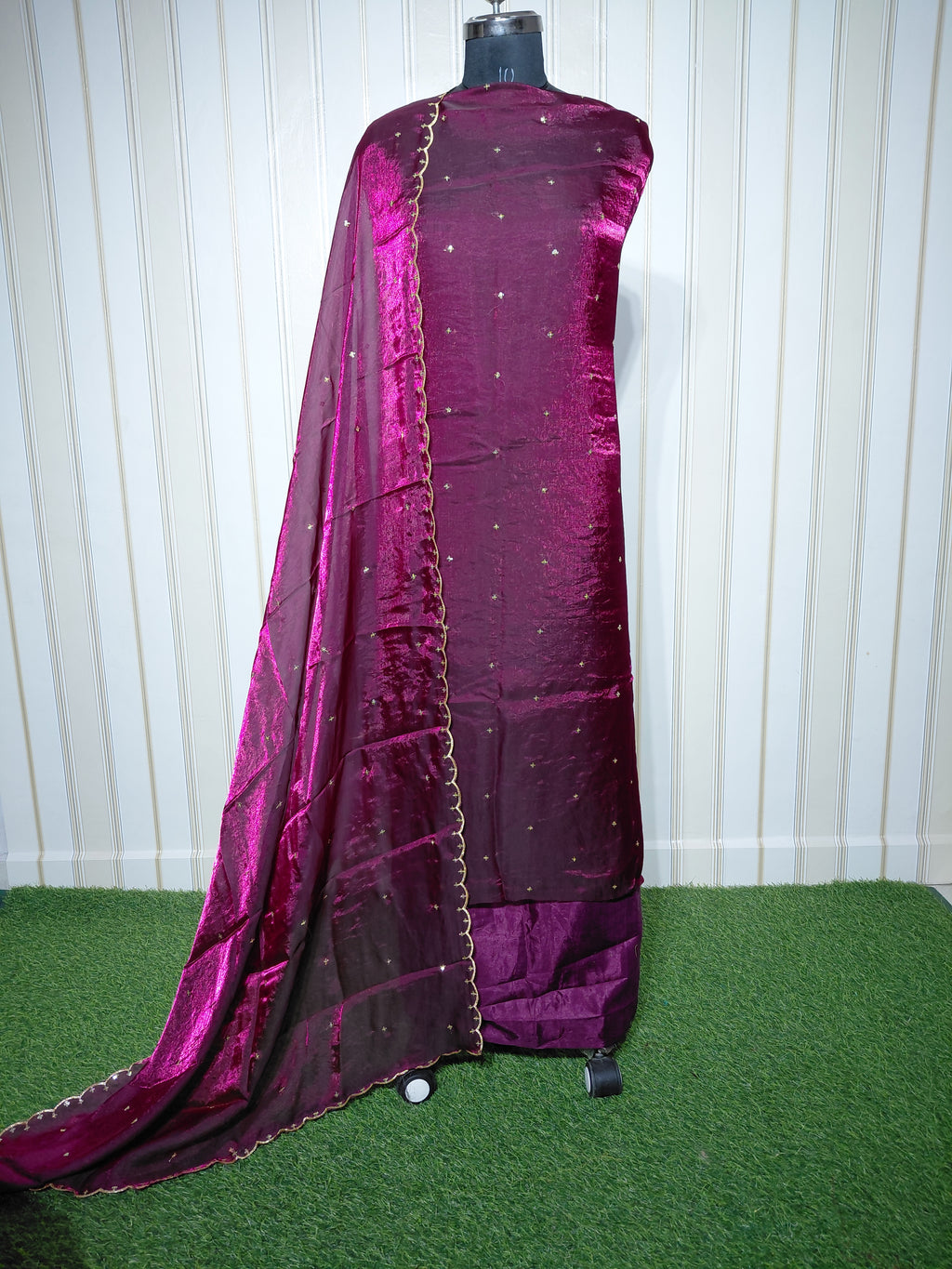 PREMIUM FENDY SILK SEQUENCE WORK SUIT