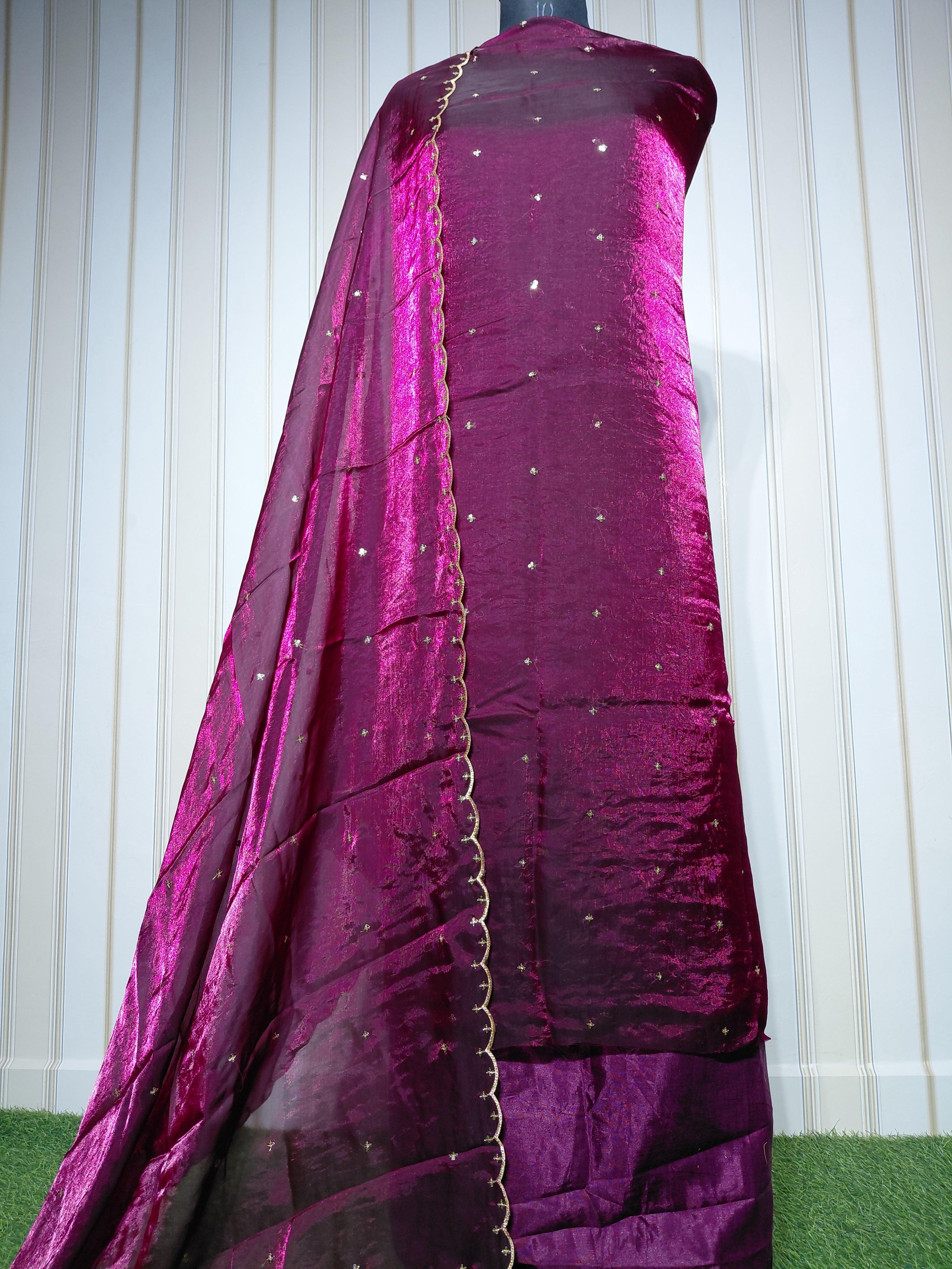 PREMIUM FENDY SILK SEQUENCE WORK SUIT