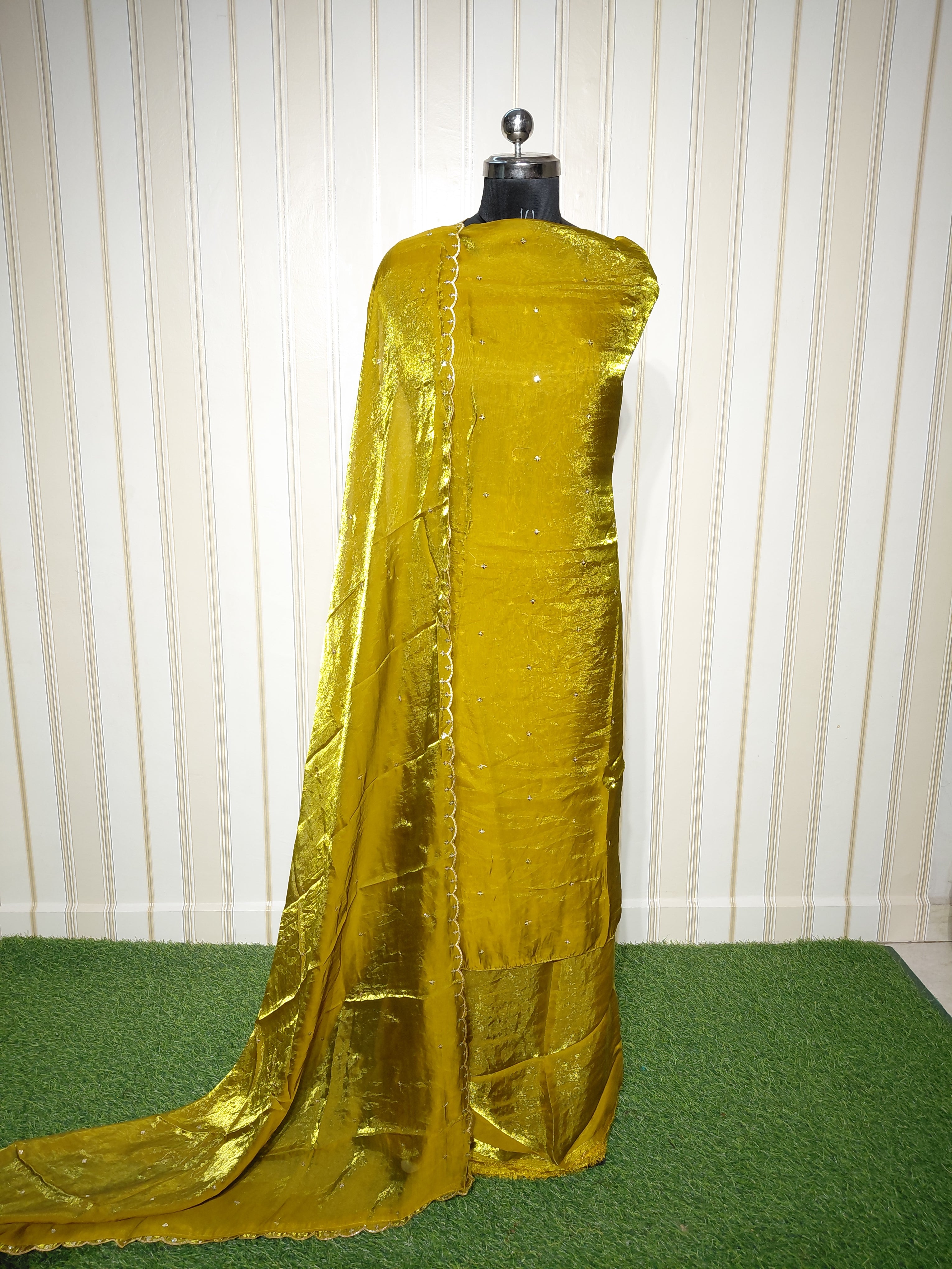 PREMIUM FENDY SILK SEQUENCE WORK SUIT