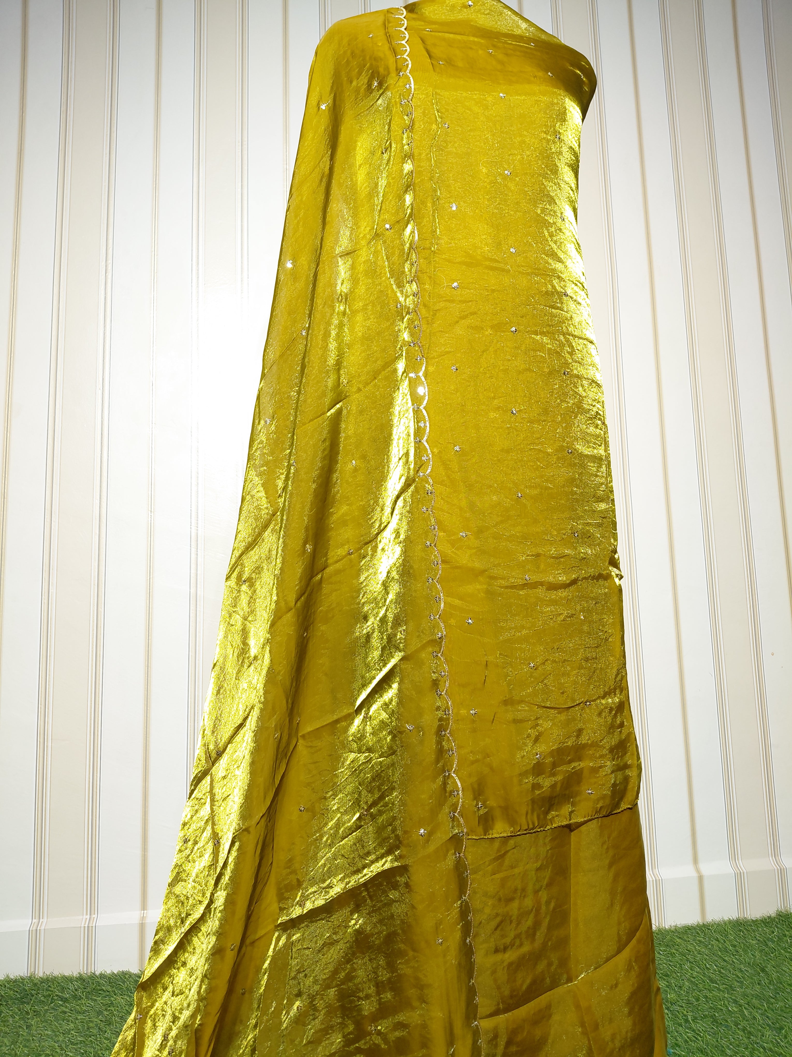 PREMIUM FENDY SILK SEQUENCE WORK SUIT