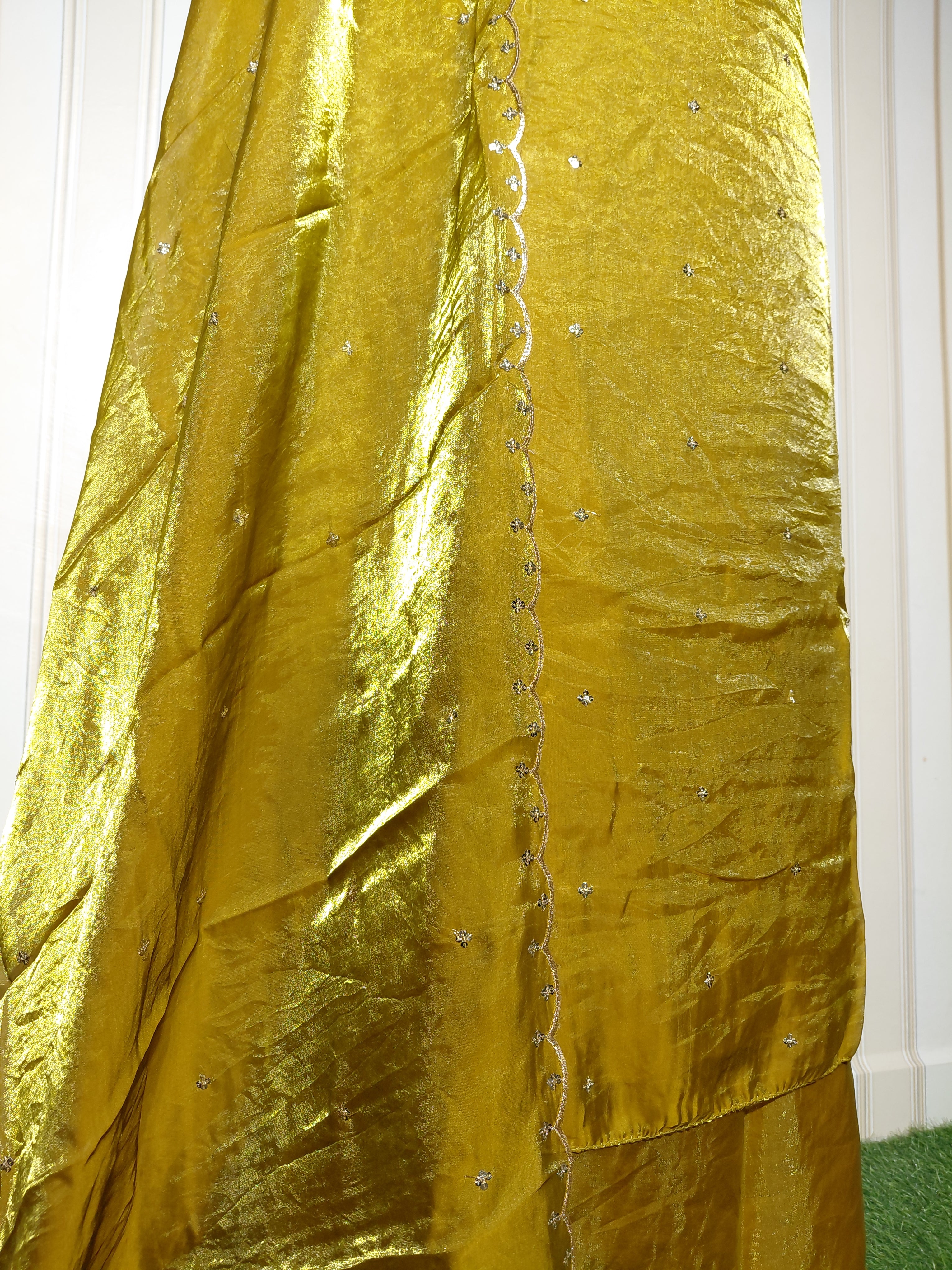 PREMIUM FENDY SILK SEQUENCE WORK SUIT