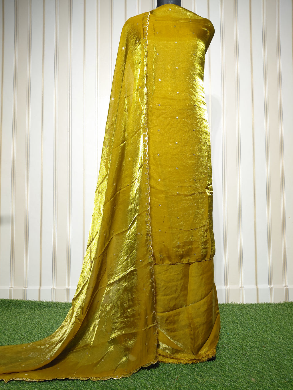 PREMIUM FENDY SILK SEQUENCE WORK SUIT