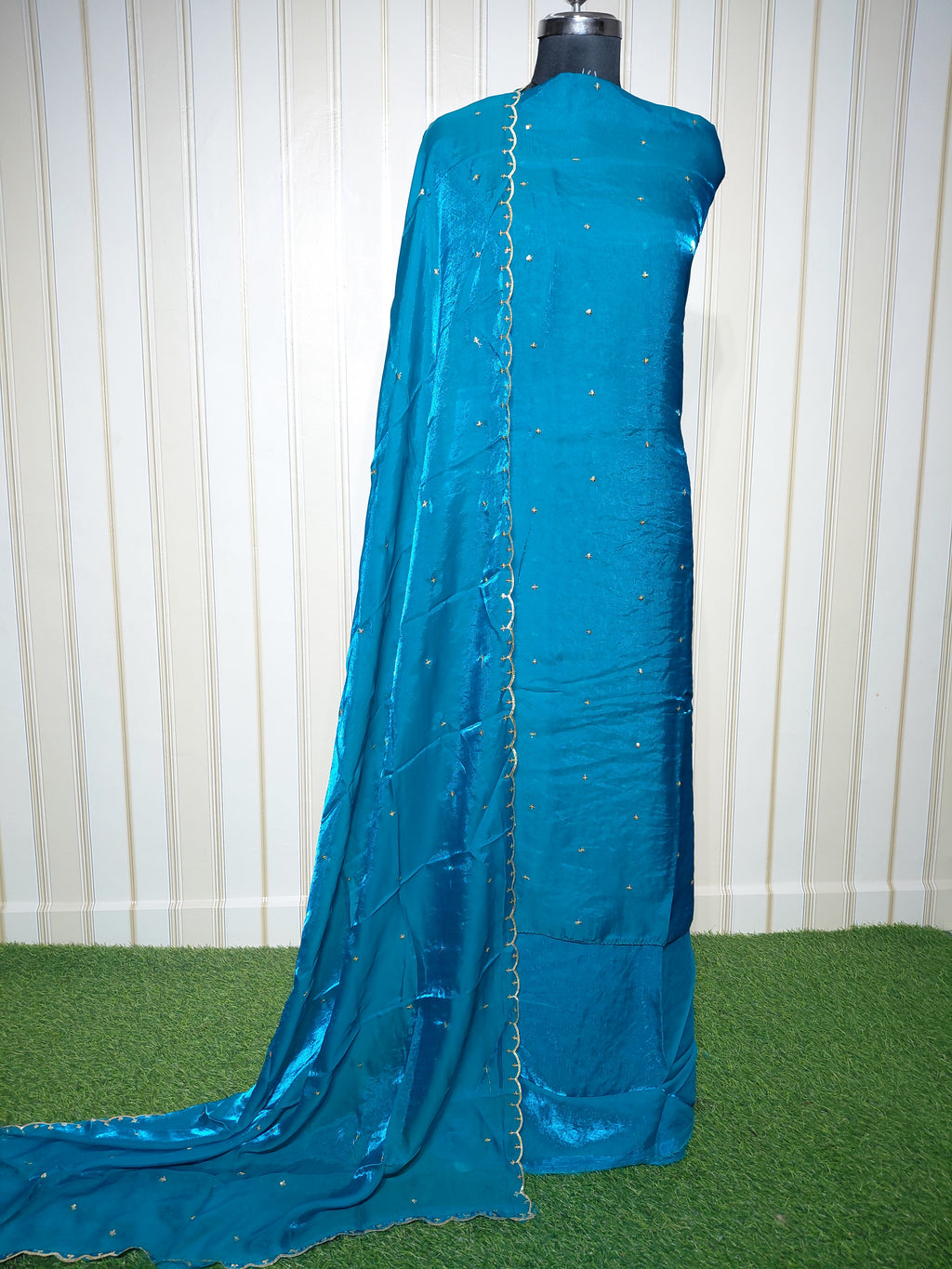 PREMIUM FENDY SILK SEQUENCE WORK SUIT