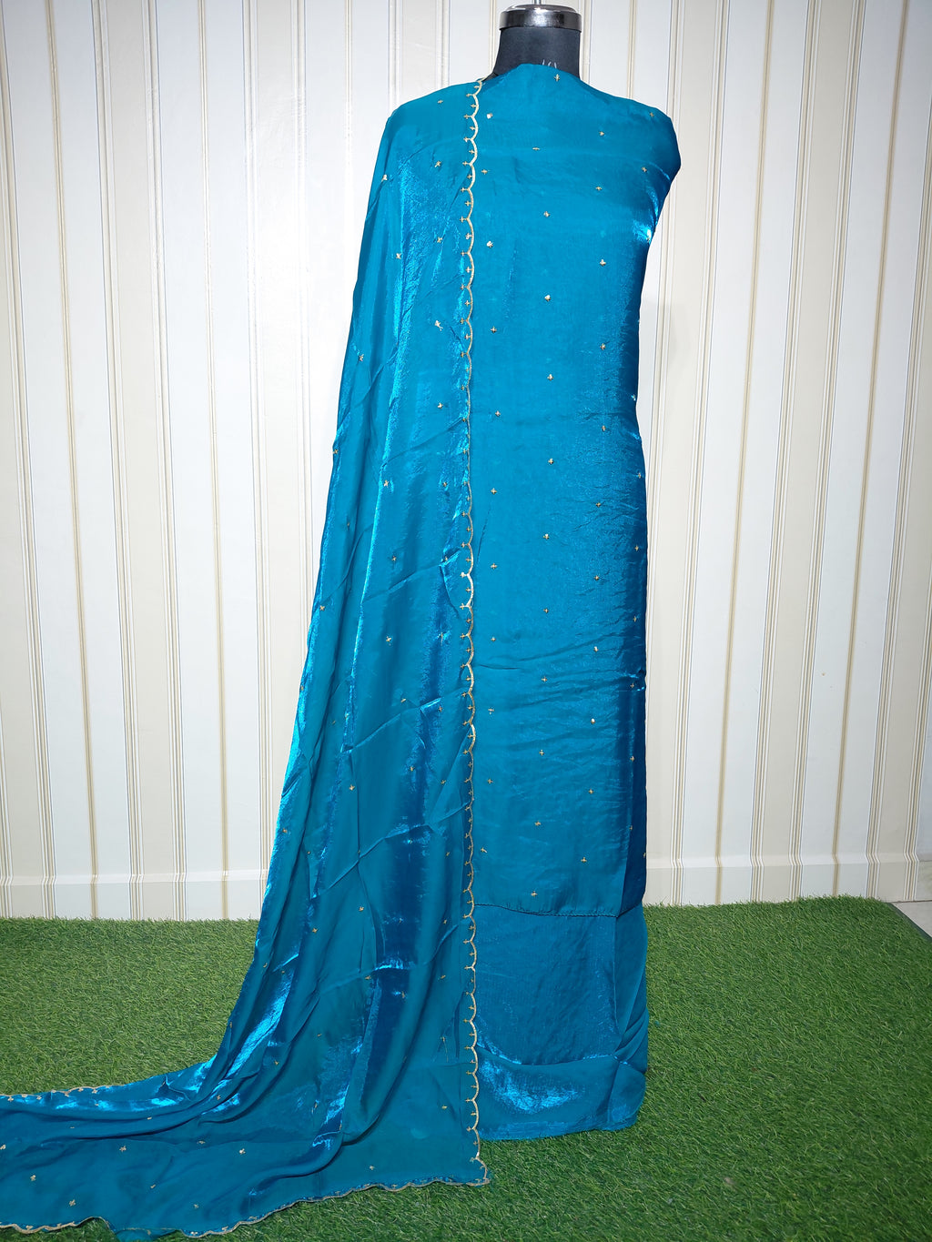 PREMIUM FENDY SILK SEQUENCE WORK SUIT