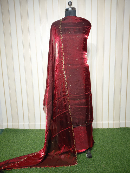PREMIUM FENDY SILK SEQUENCE WORK SUIT