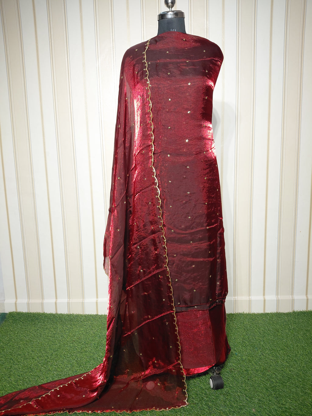 PREMIUM FENDY SILK SEQUENCE WORK SUIT