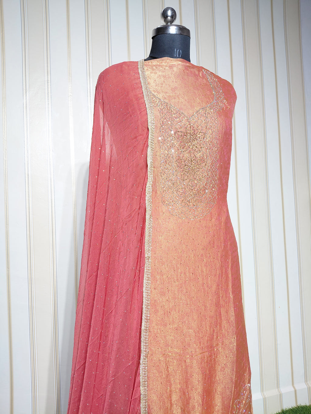 👑 ROYAL PREMIUM NC JACQUARD UNSTITCHED SUIT WITH BEAUTIFUL JARKAN WORK & DESIGNER LOOK