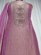 👑 ROYAL PREMIUM NC JACQUARD UNSTITCHED SUIT WITH BEAUTIFUL JARKAN WORK & DESIGNER LOOK