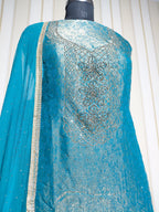 👑 ROYAL PREMIUM NC JACQUARD UNSTITCHED SUIT WITH BEAUTIFUL JARKAN WORK & DESIGNER LOOK
