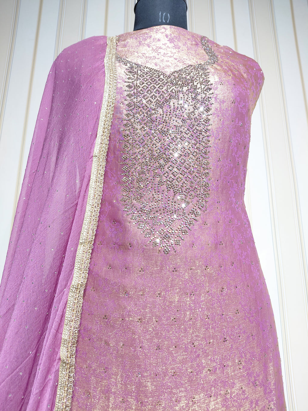 👑 ROYAL PREMIUM NC JACQUARD UNSTITCHED SUIT WITH BEAUTIFUL JARKAN WORK & DESIGNER LOOK