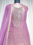 👑 ROYAL PREMIUM NC JACQUARD UNSTITCHED SUIT WITH BEAUTIFUL JARKAN WORK & DESIGNER LOOK