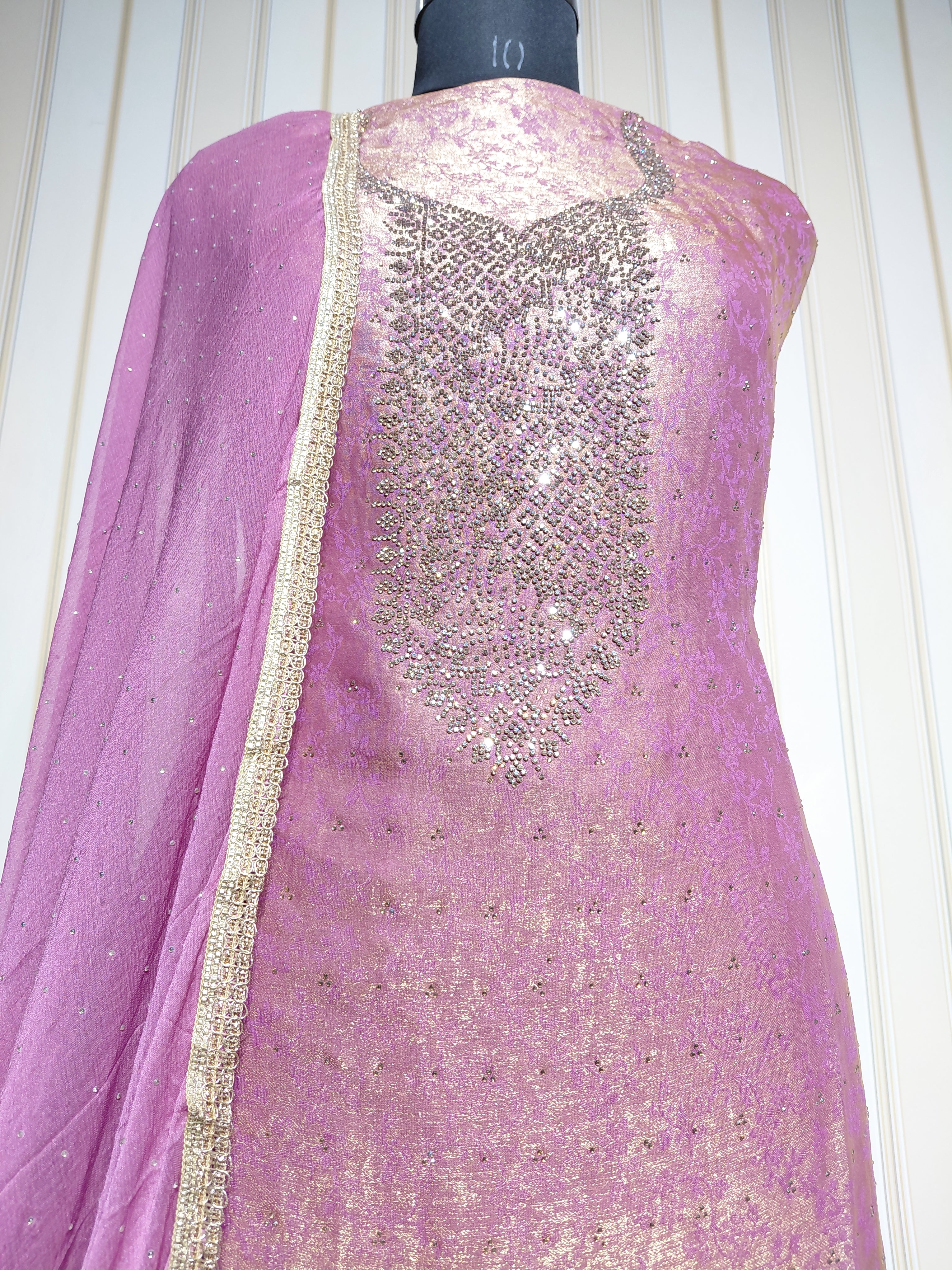 👑 ROYAL PREMIUM NC JACQUARD UNSTITCHED SUIT WITH BEAUTIFUL JARKAN WORK & DESIGNER LOOK