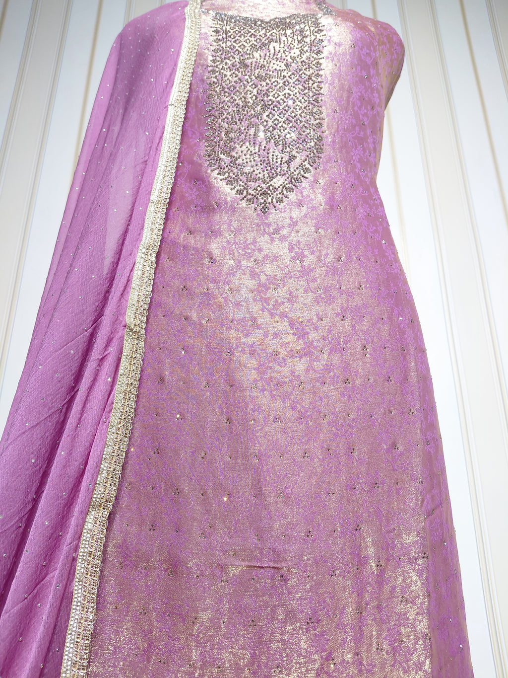 👑 ROYAL PREMIUM NC JACQUARD UNSTITCHED SUIT WITH BEAUTIFUL JARKAN WORK & DESIGNER LOOK