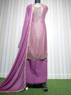 👑 ROYAL PREMIUM NC JACQUARD UNSTITCHED SUIT WITH BEAUTIFUL JARKAN WORK & DESIGNER LOOK