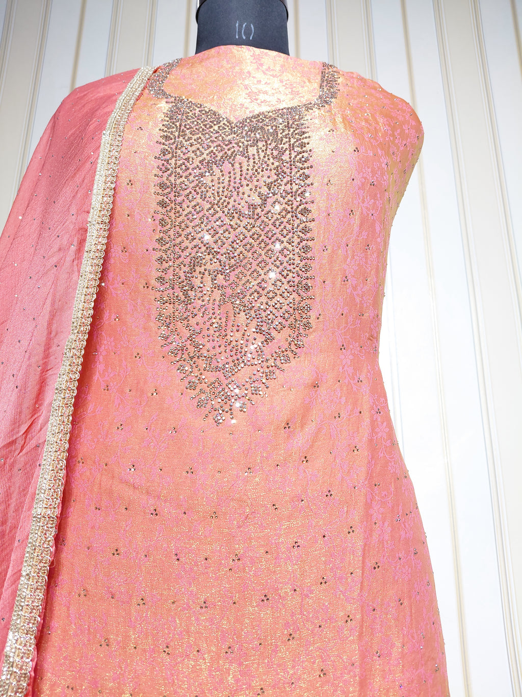 👑 ROYAL PREMIUM NC JACQUARD UNSTITCHED SUIT WITH BEAUTIFUL JARKAN WORK & DESIGNER LOOK