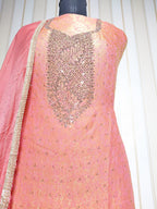 👑 ROYAL PREMIUM NC JACQUARD UNSTITCHED SUIT WITH BEAUTIFUL JARKAN WORK & DESIGNER LOOK
