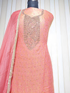 👑 ROYAL PREMIUM NC JACQUARD UNSTITCHED SUIT WITH BEAUTIFUL JARKAN WORK & DESIGNER LOOK