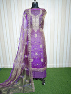 ROYAL PREMIUM ROLEX SILK SUIT WITH BEAUTIFUL EMBROIDERY & JARKAN WORK