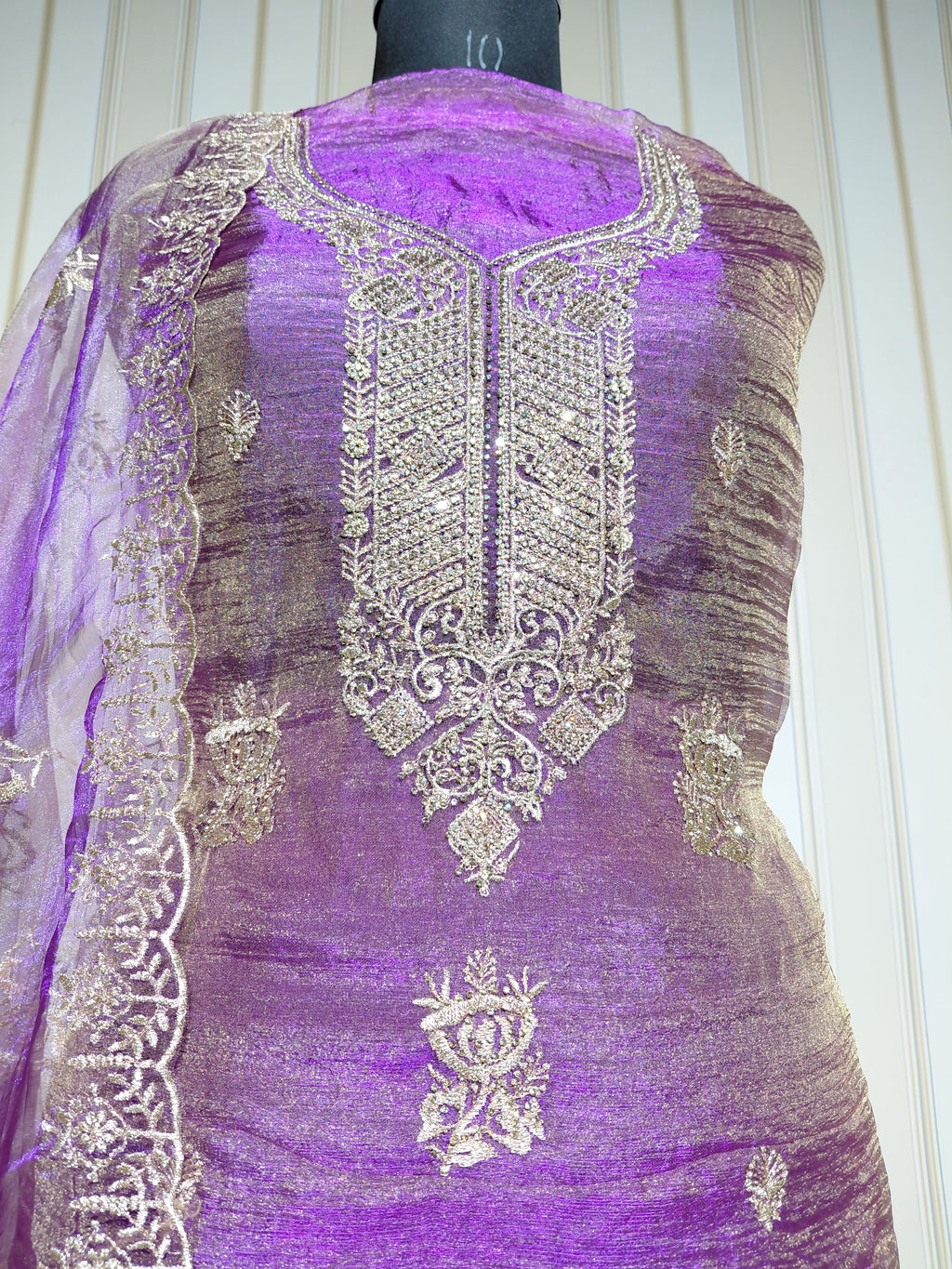 ROYAL PREMIUM ROLEX SILK SUIT WITH BEAUTIFUL EMBROIDERY & JARKAN WORK