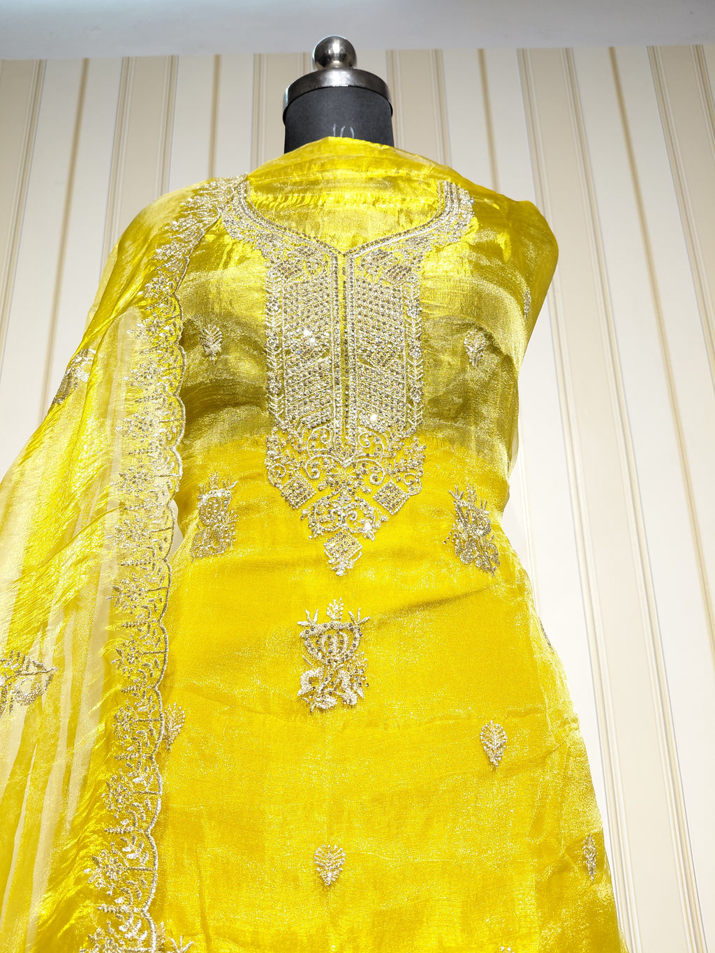 ROYAL PREMIUM ROLEX SILK SUIT WITH BEAUTIFUL EMBROIDERY & JARKAN WORK