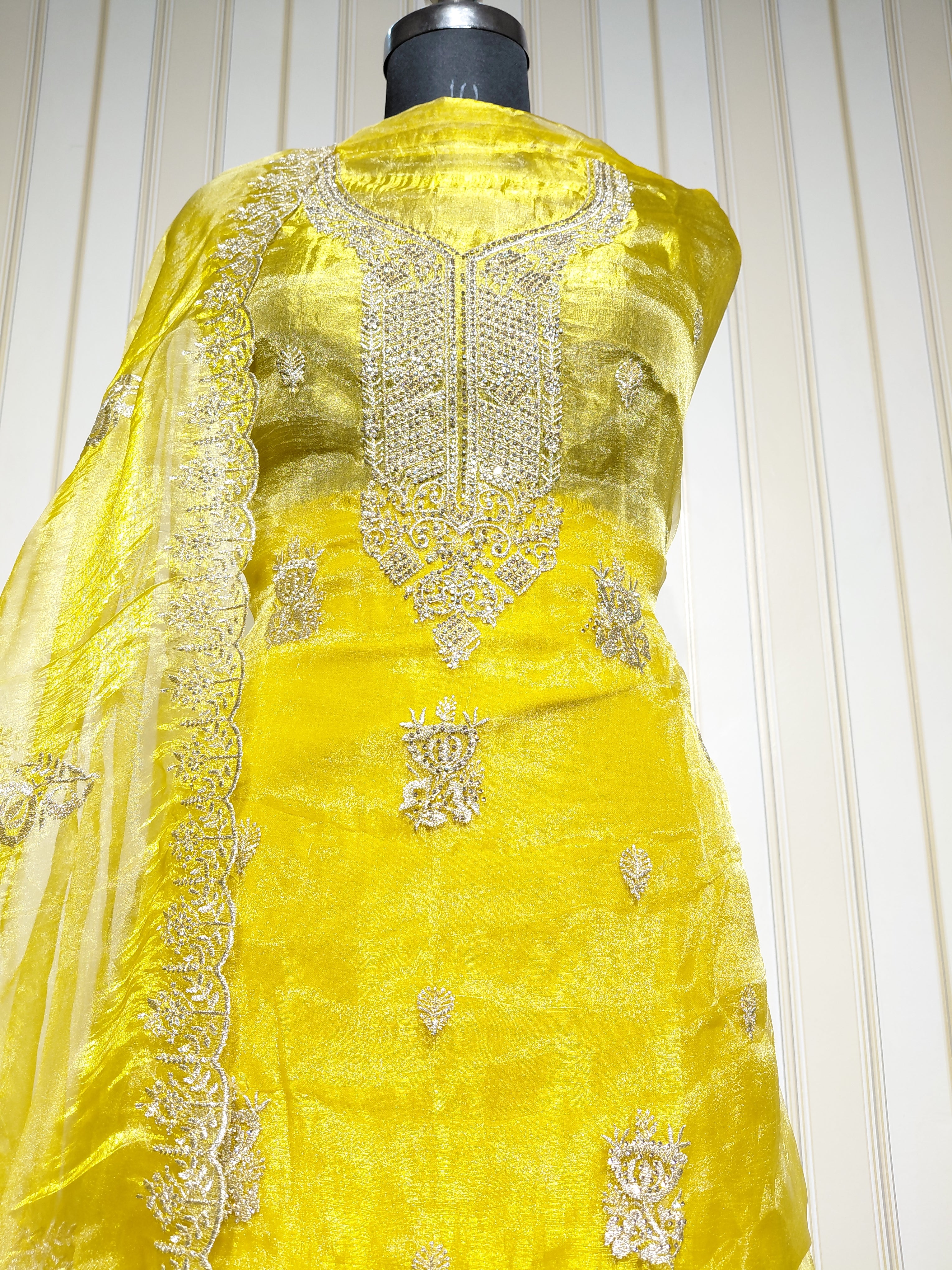 ROYAL PREMIUM ROLEX SILK SUIT WITH BEAUTIFUL EMBROIDERY & JARKAN WORK