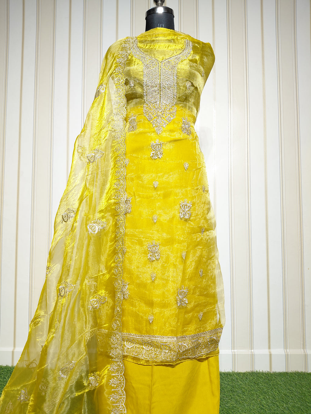 ROYAL PREMIUM ROLEX SILK SUIT WITH BEAUTIFUL EMBROIDERY & JARKAN WORK