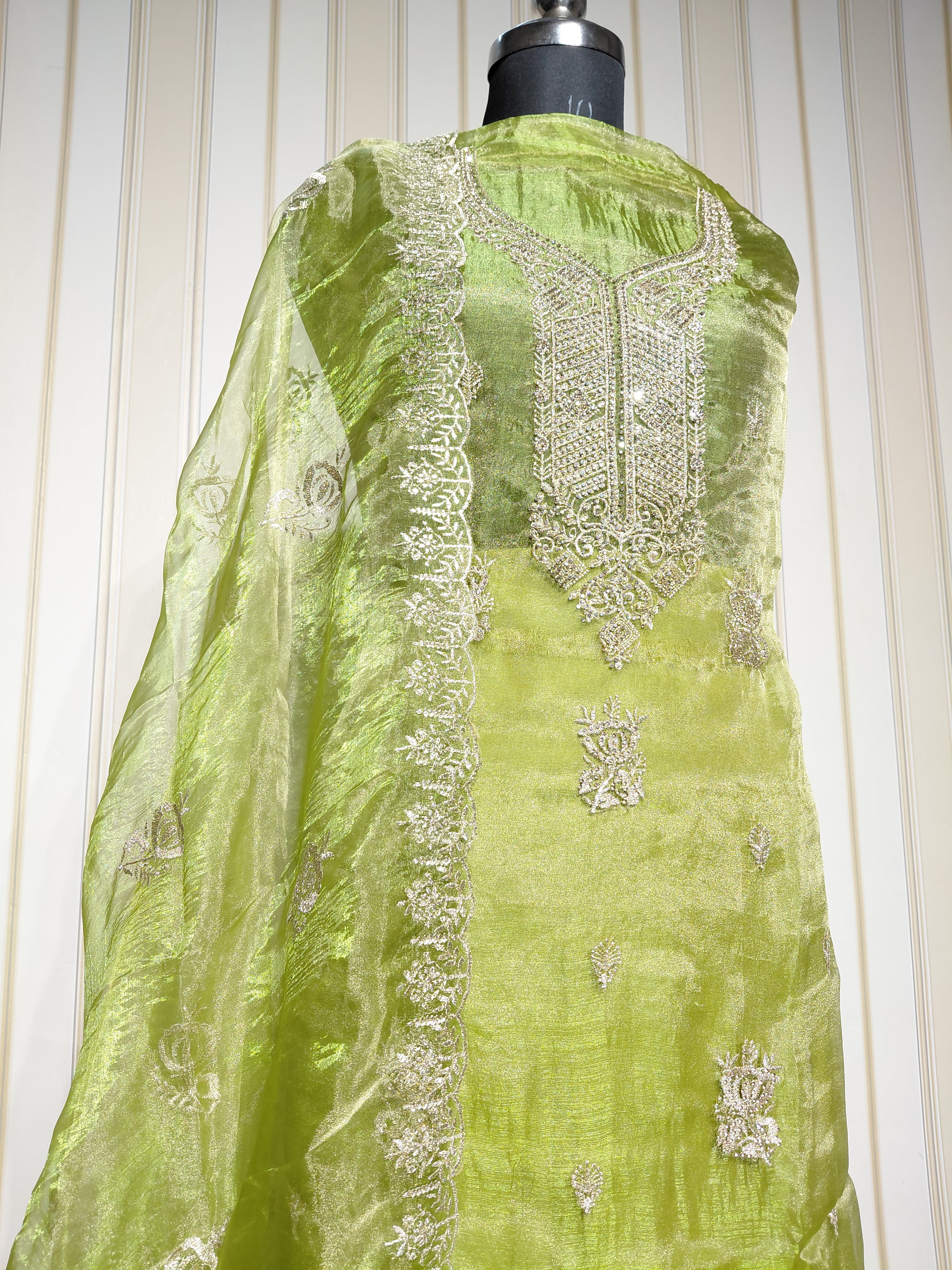 ROYAL PREMIUM ROLEX SILK SUIT WITH BEAUTIFUL EMBROIDERY & JARKAN WORK
