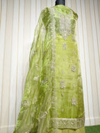 ROYAL PREMIUM ROLEX SILK SUIT WITH BEAUTIFUL EMBROIDERY & JARKAN WORK