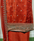 ROYAL PREMIUM GLASS ORGANZA UNSTICHED SUIT