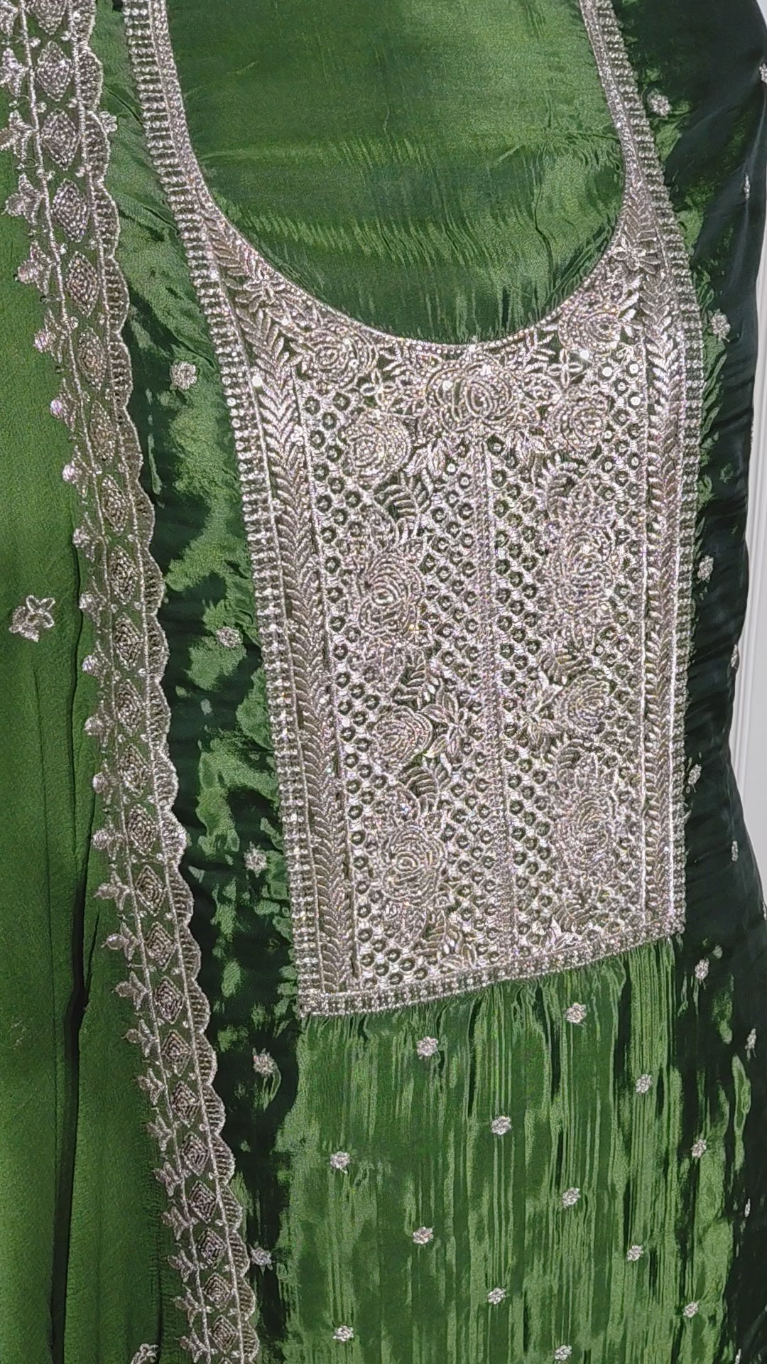 PREMIUM FENDY SILK SEQUENCE WORK SUIT