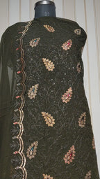 PREMIUM HEAVY STAR GEORGETTE WITH BYUTIFULL SEQUANCE WORK